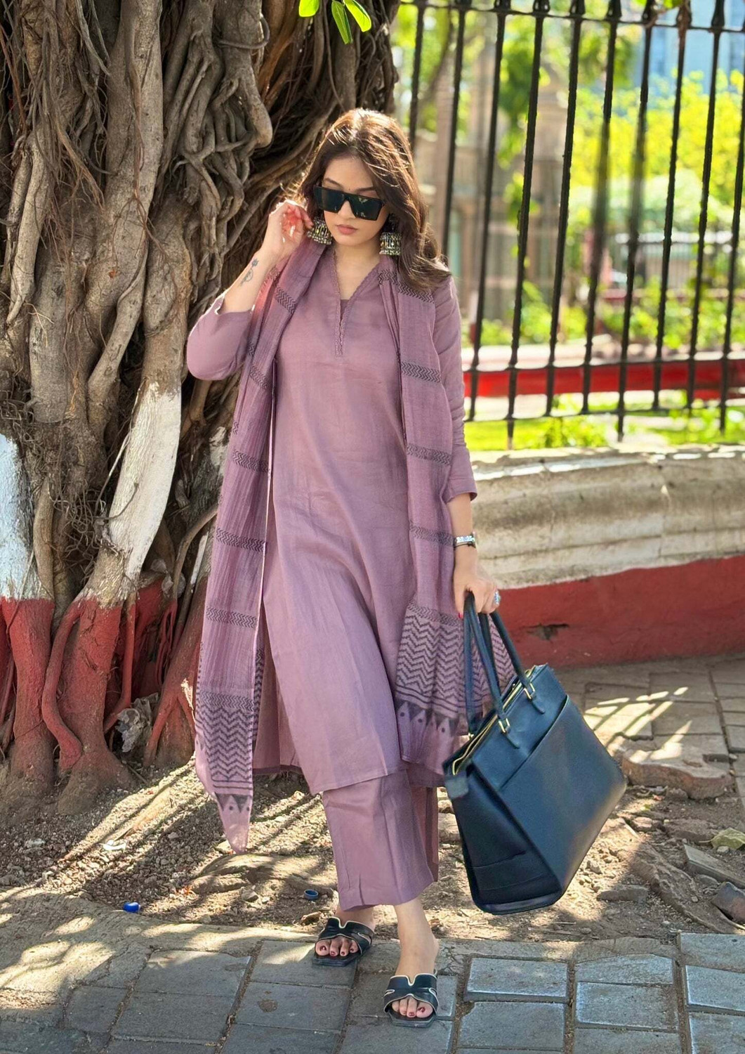 Image of Aaghnya Fashion Women Kurta Pant Dupatta Set