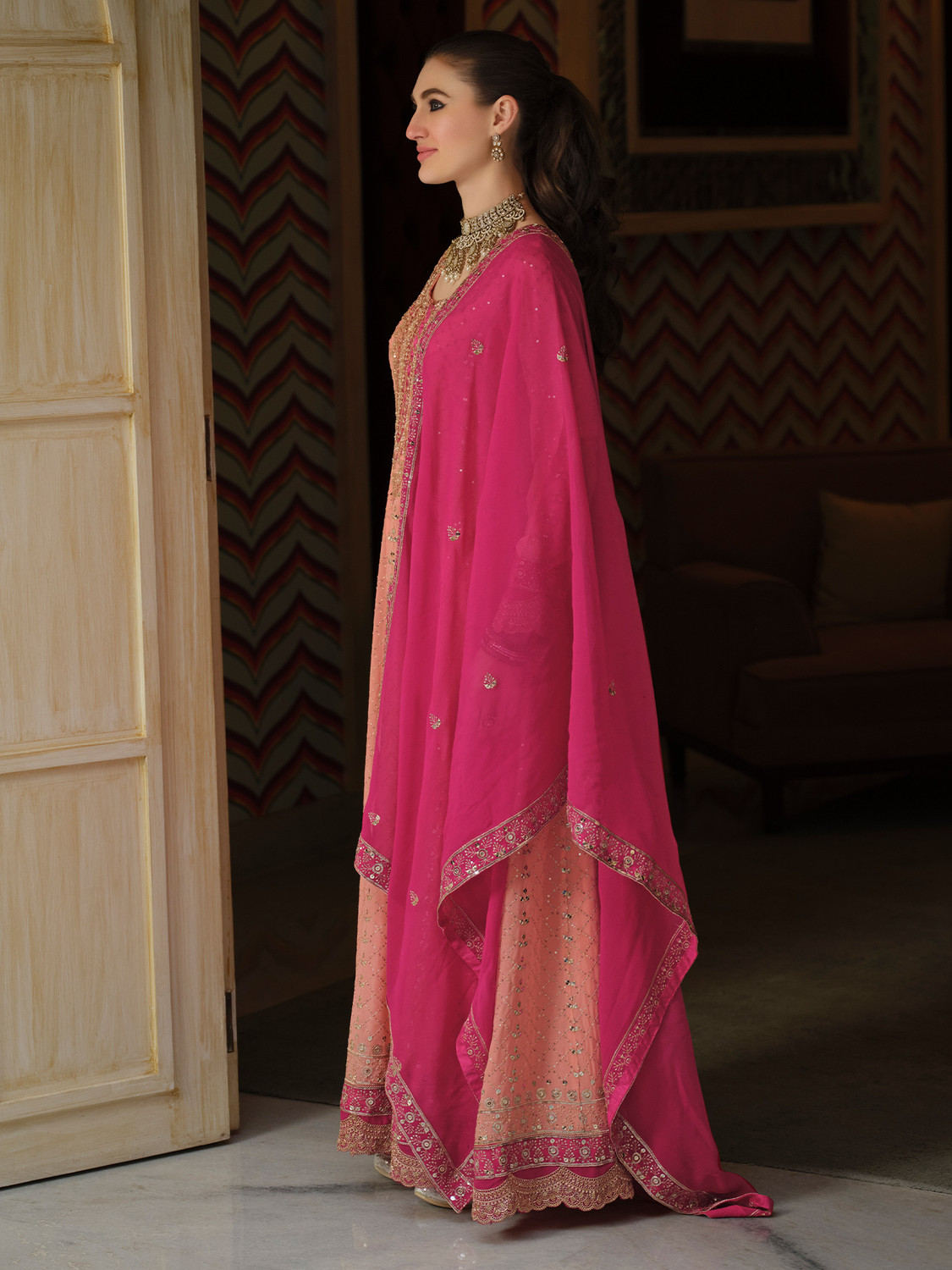 Image of Indo Era Women Kurta Pant Dupatta Set