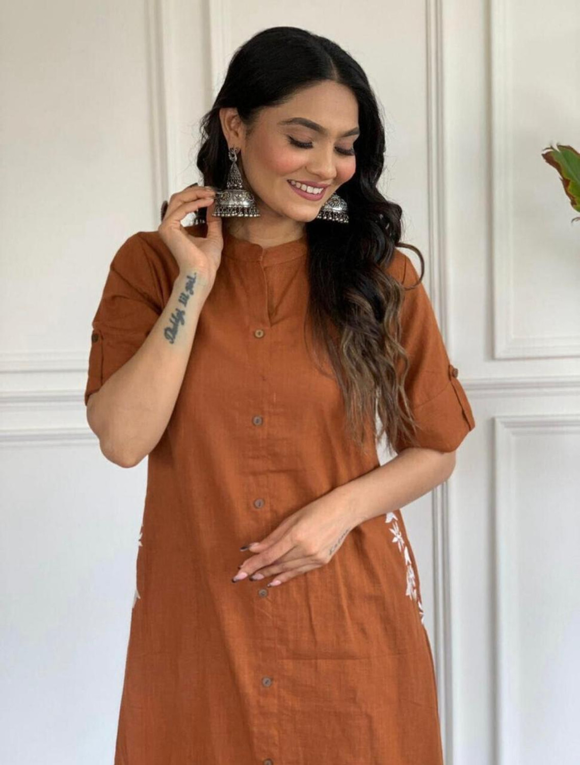 Image of fashion hour Women Viscose Rayon Kurta Palazzo Set