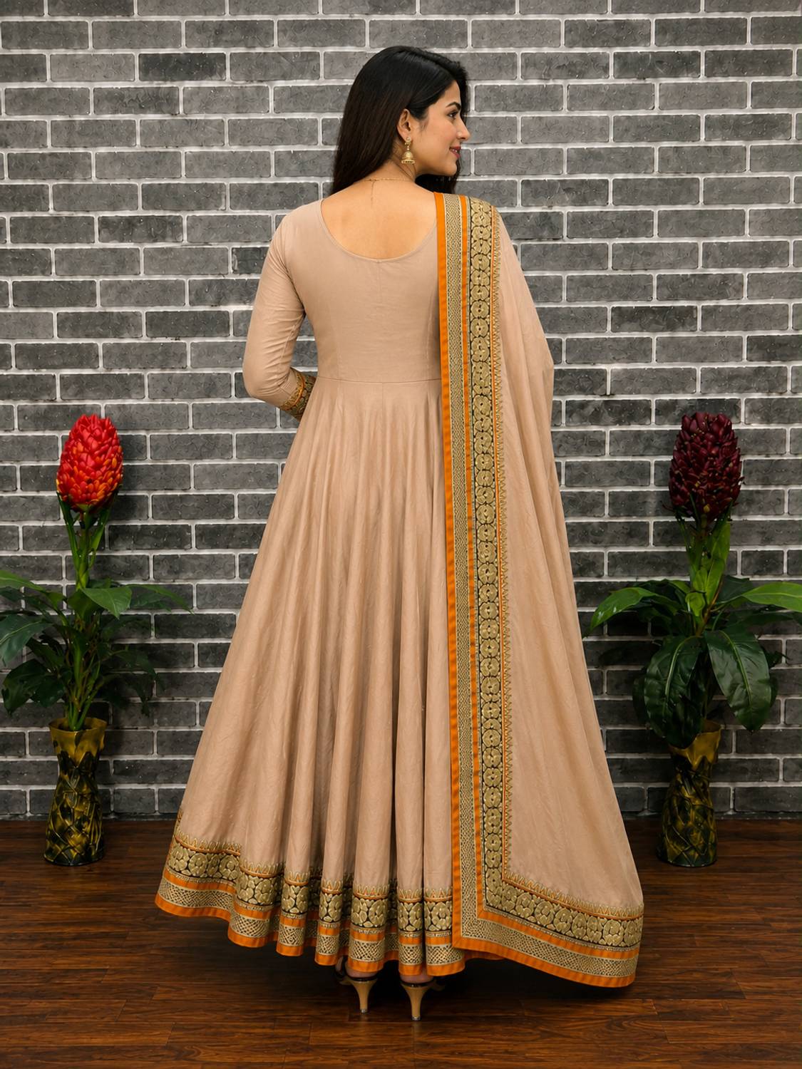 GreenVillage enterprise GreenVillage Women Silk Blend Kurta Dupatta - Image 2