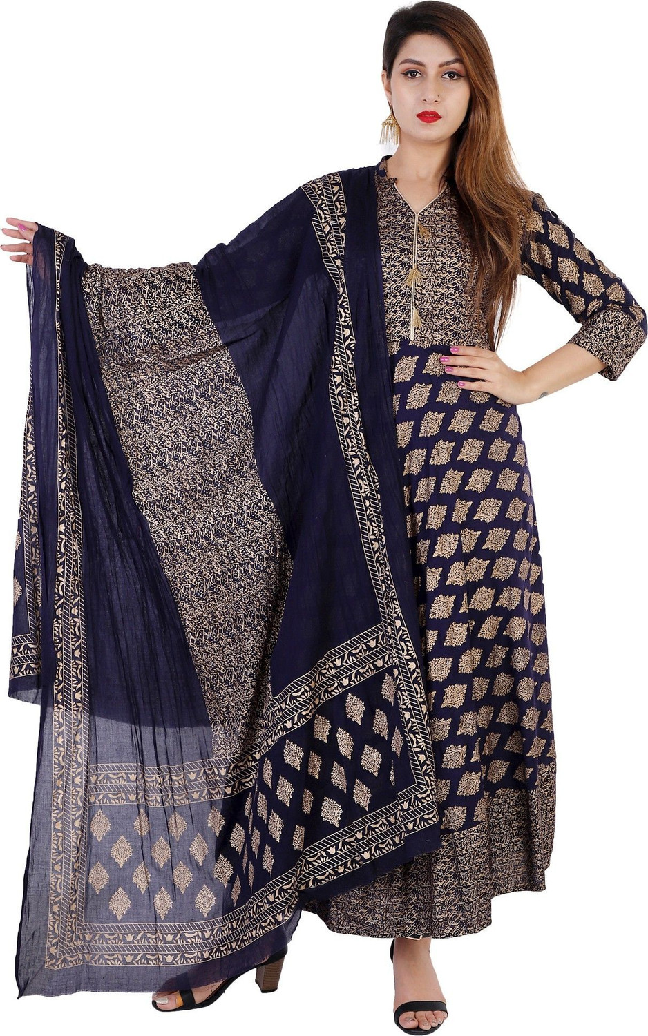 Image of Baba Kurti Women Kurta Dupatta Set