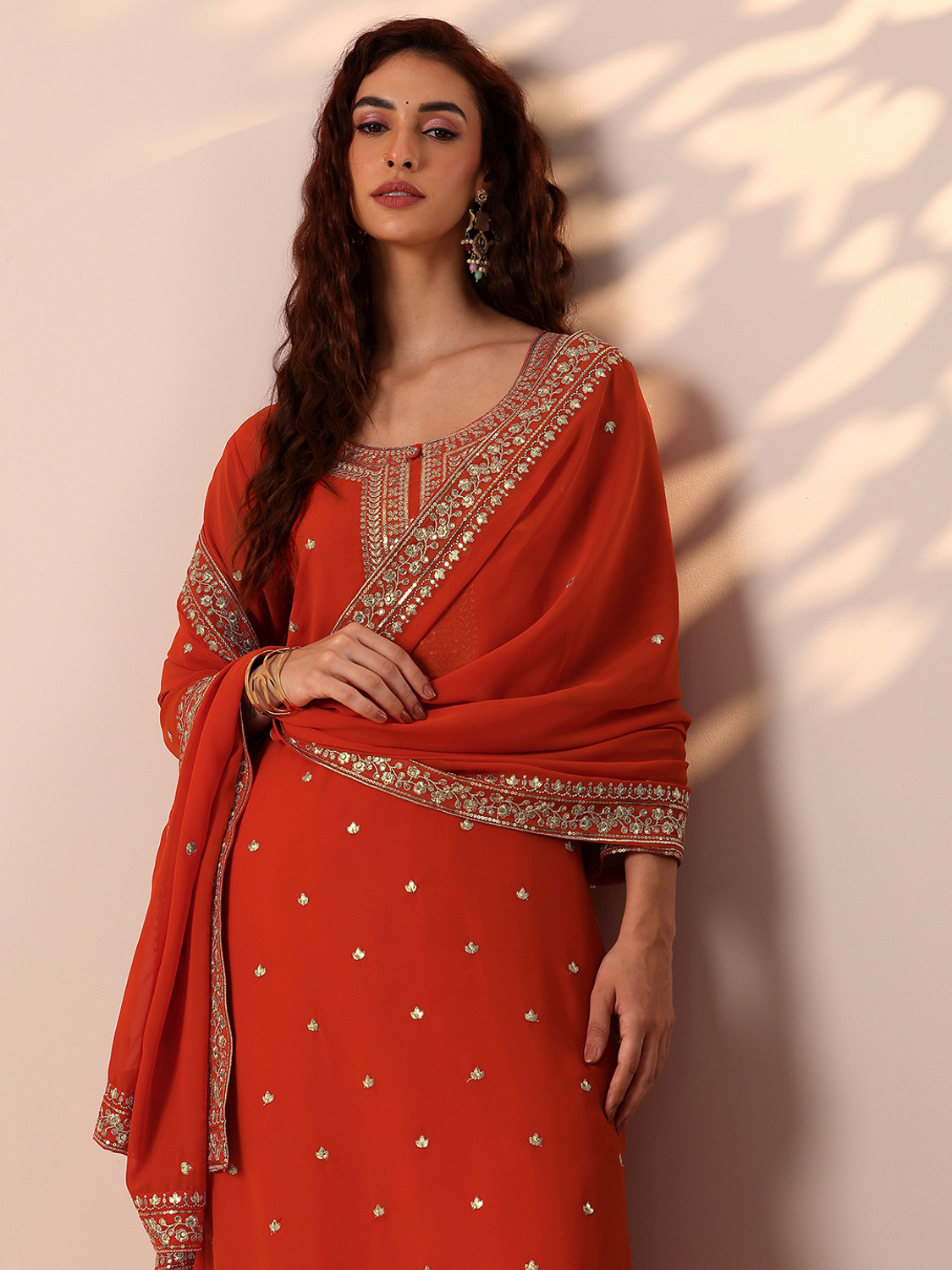 Image of LIBAS Women Kurta Pant Dupatta Set