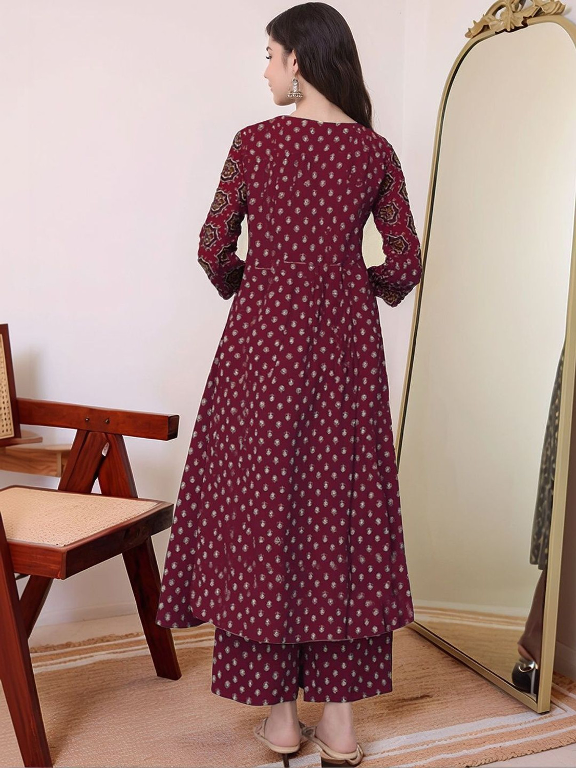 Image of Moda Rapido Women Viscose Rayon Kurta Pant Set
