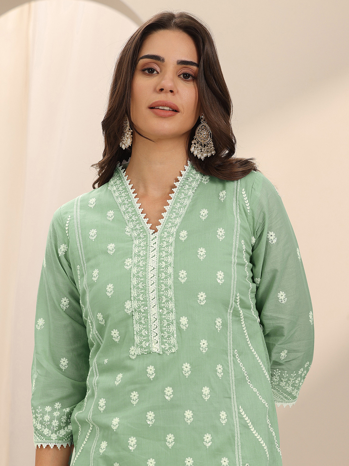 Image of LIBAS Women Kurta Pant Dupatta Set