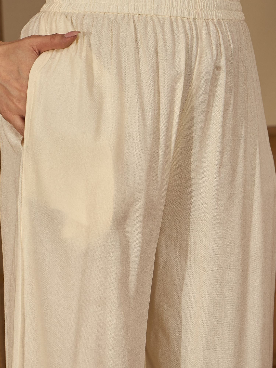 Image of Stylum Women Kurta Palazzo Dupatta Set