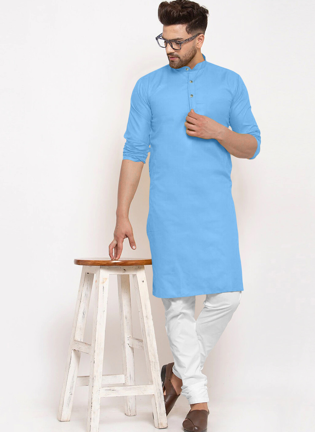 Image of PoshSide Men Kurta Pyjama Set