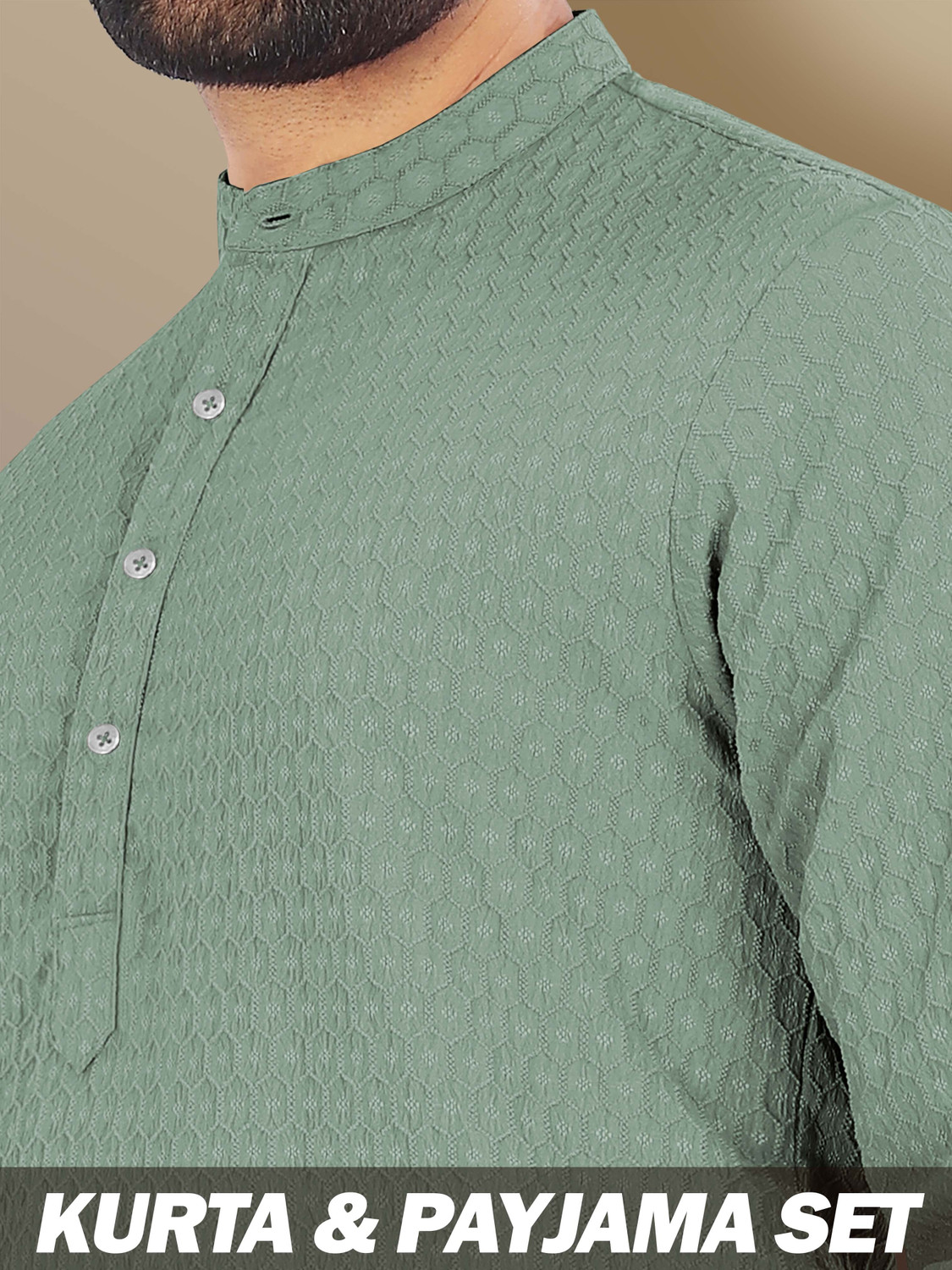 Image of VeBNoR Men Kurta Pyjama Set