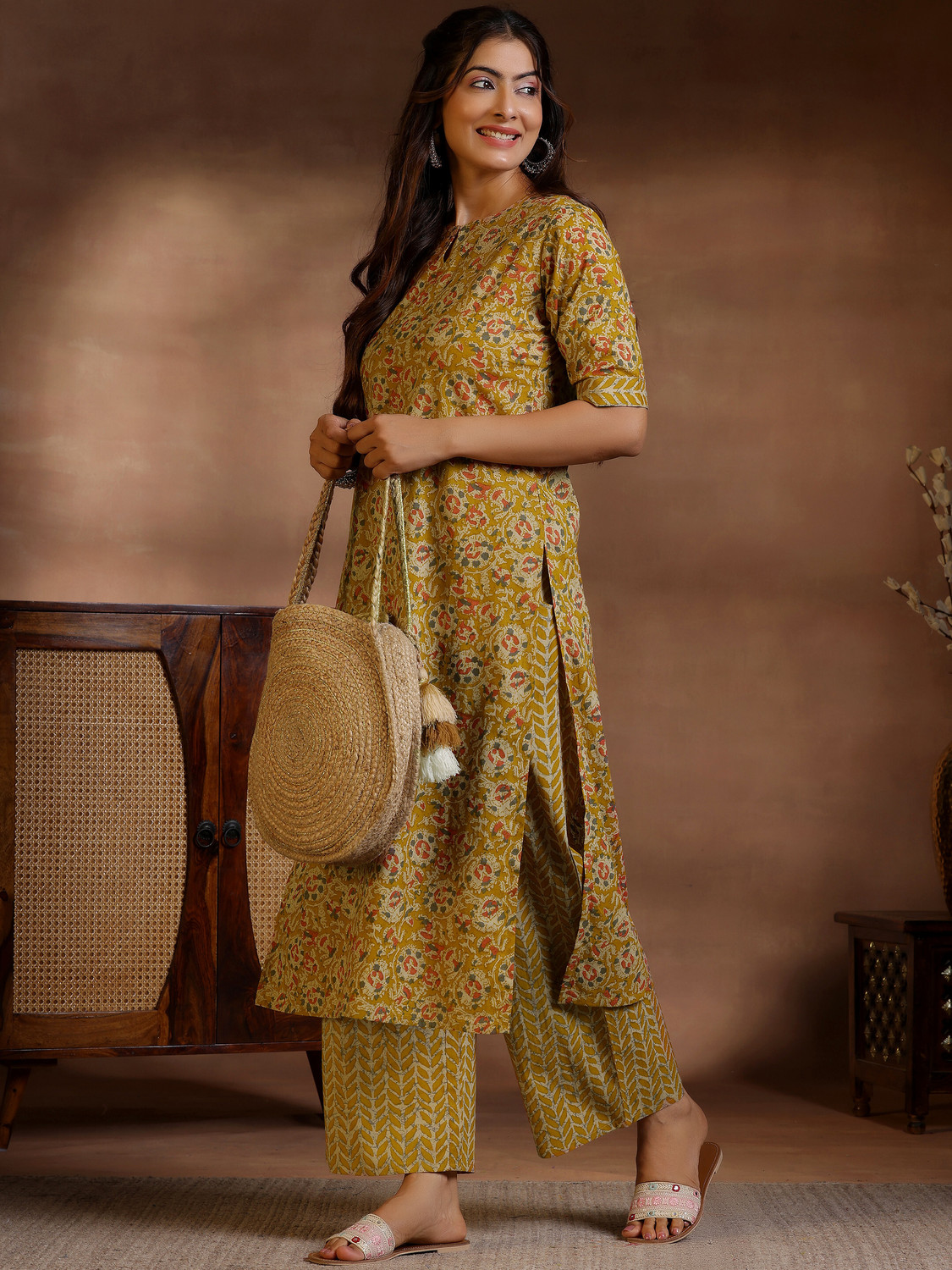 Image of LIBAS Women Kurta Palazzo Set
