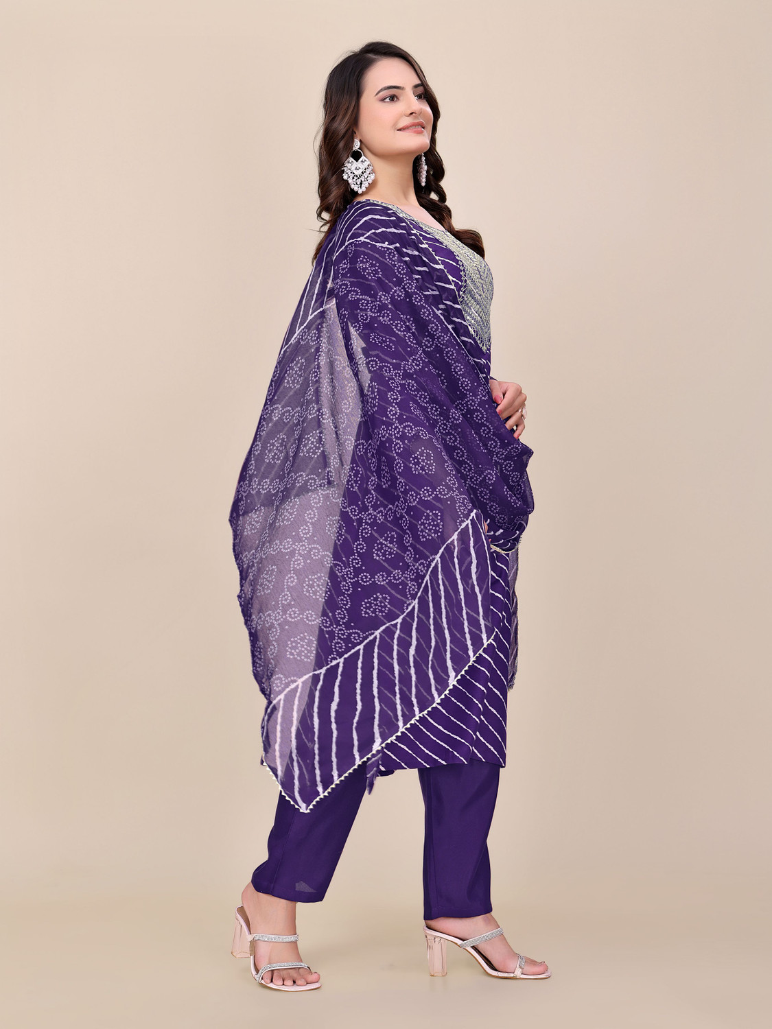 Image of HouseOfCommon Women Kurta Pant Dupatta Set