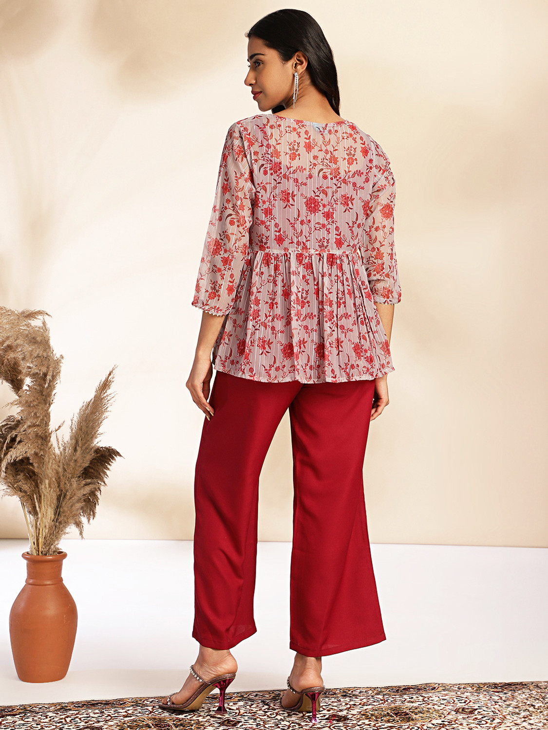 Image of Janasya Top Pant Co-ords Set