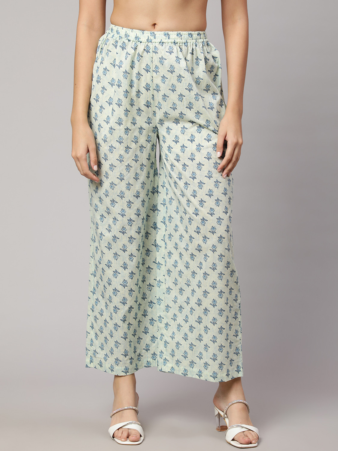 Image of Nishabd Women Kurta Palazzo Dupatta Set
