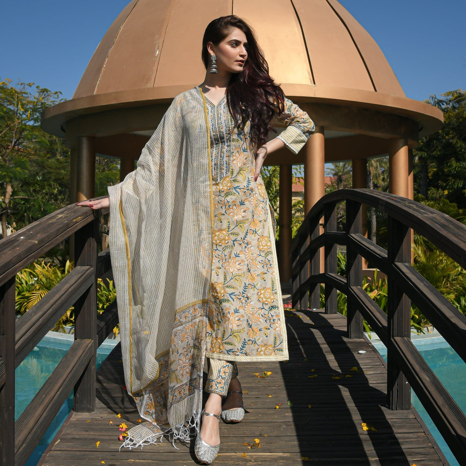 Image of Klosia Women Kurta Pant Set