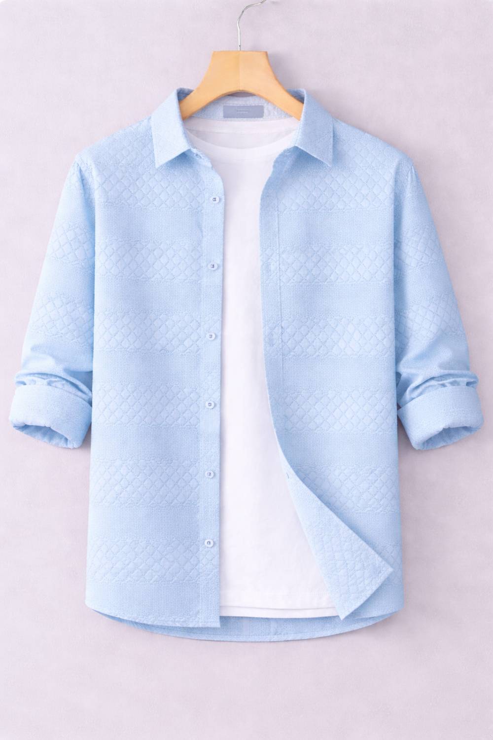 Black Deer Men Shirt Pant Set Black - Image 3