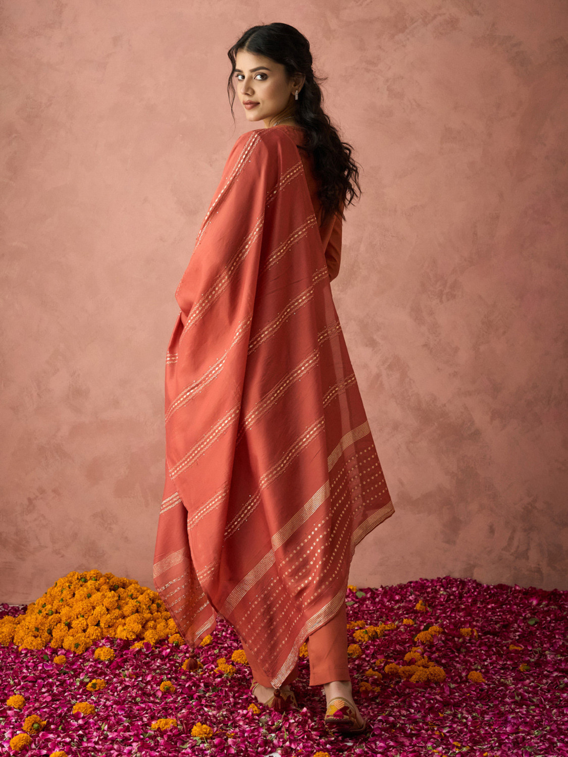 Image of Janmantar Women Kurta Pant Dupatta Set