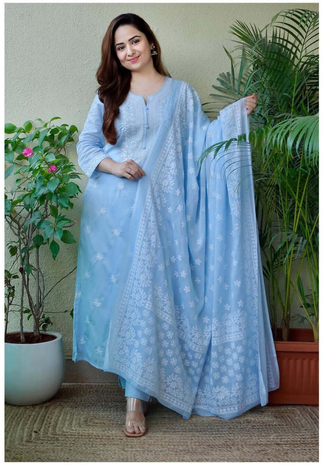 Image of NIKORA Women Kurta Pant Dupatta Set