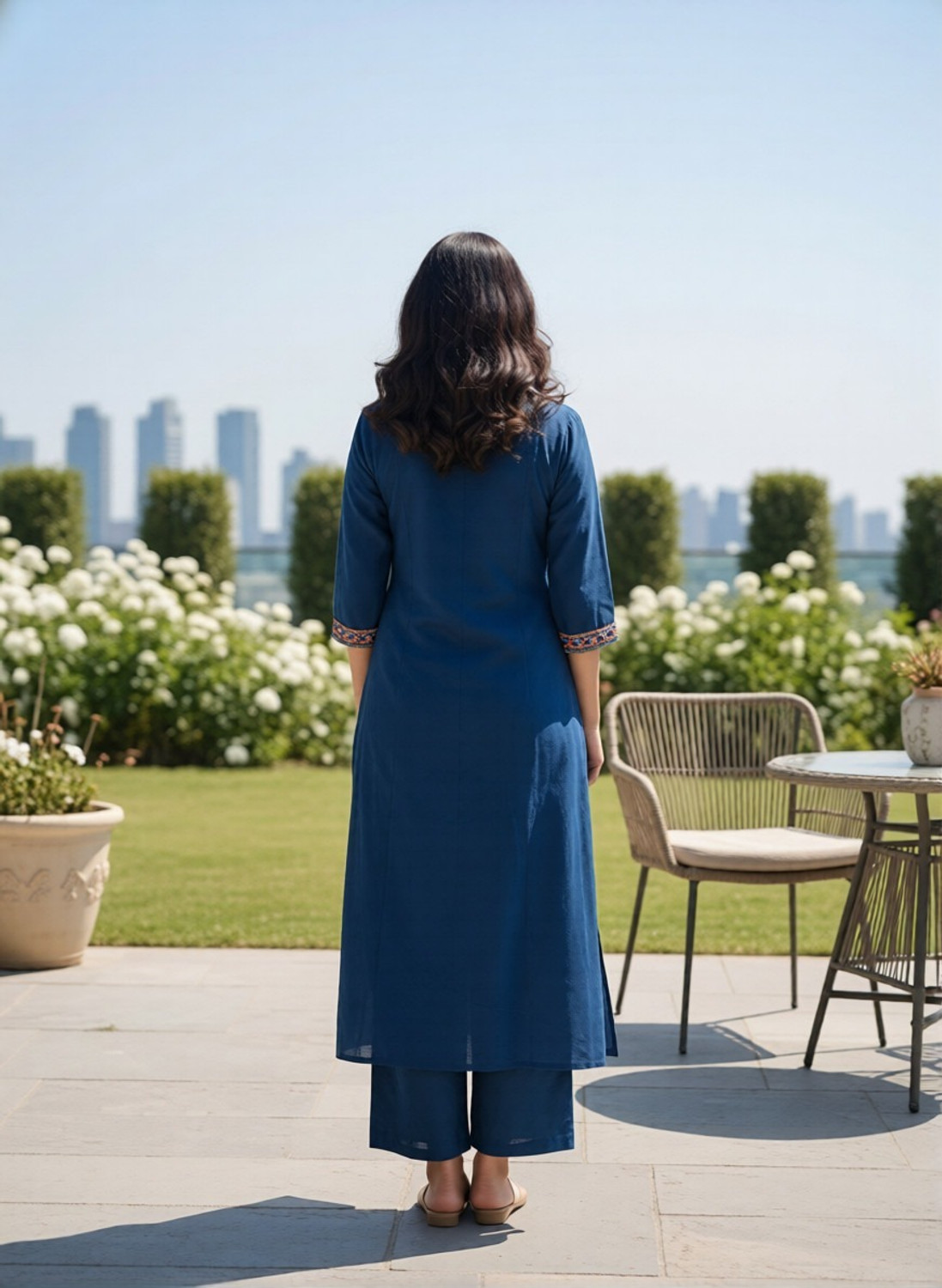 Image of Preeson Women Kurta Palazzo Set