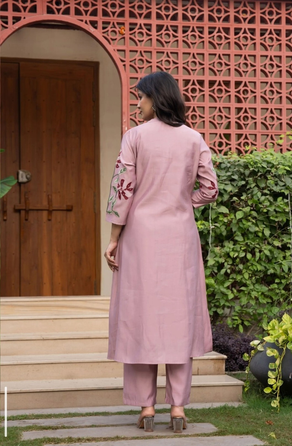 Image of Pink World Women Kurta Pant Set