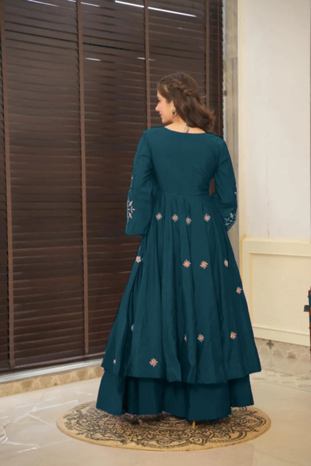 Image of Kiya Enterprises Women Palazzo Dupatta Set