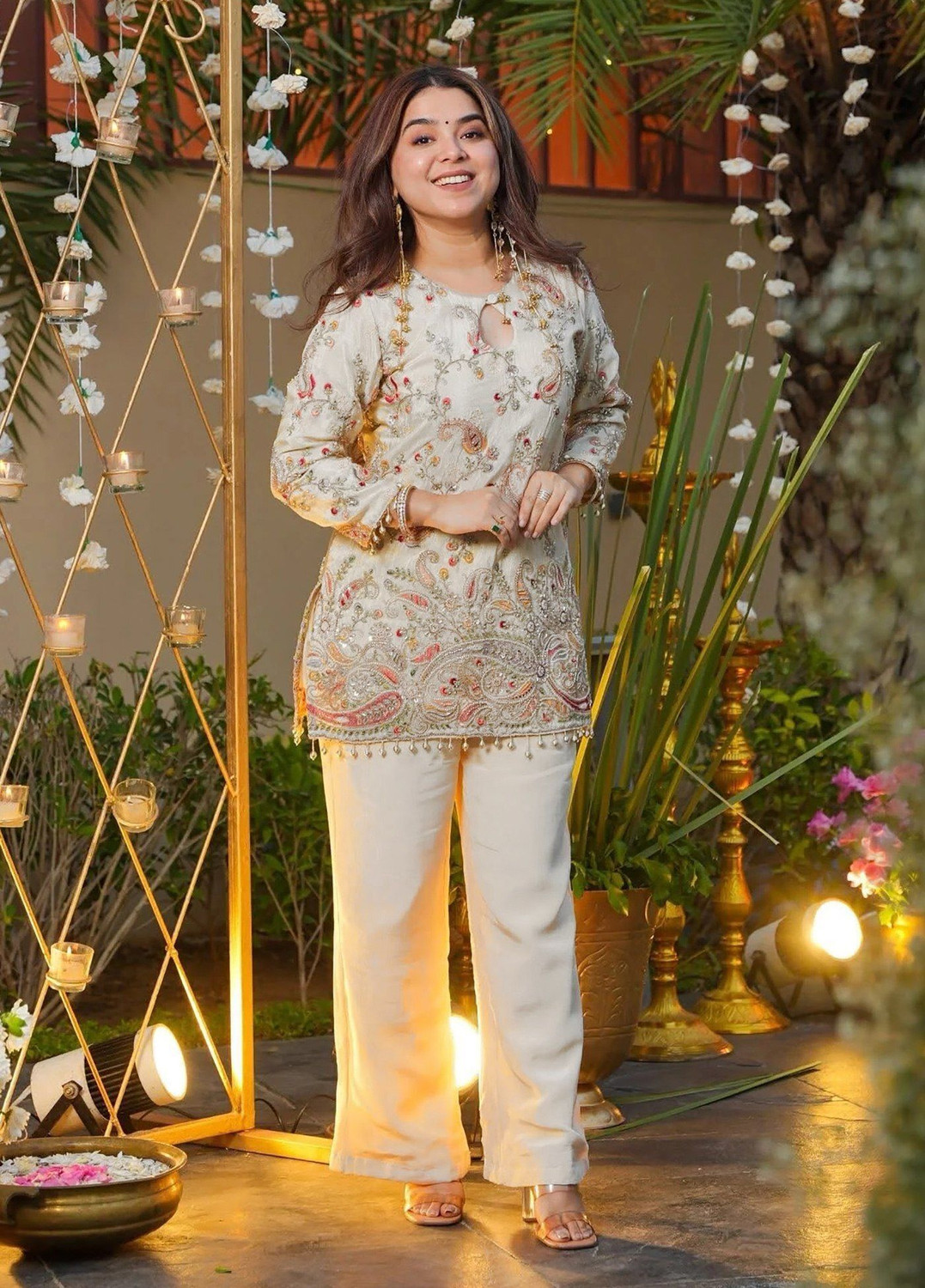 Image of Creeper Women Ethnic Top Pant Set