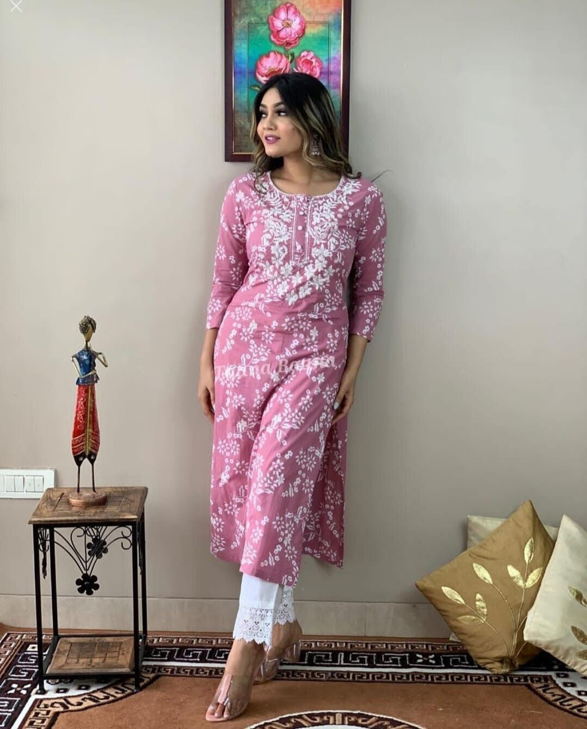 Image of Ananya Fashion Women Kurta Pant Set