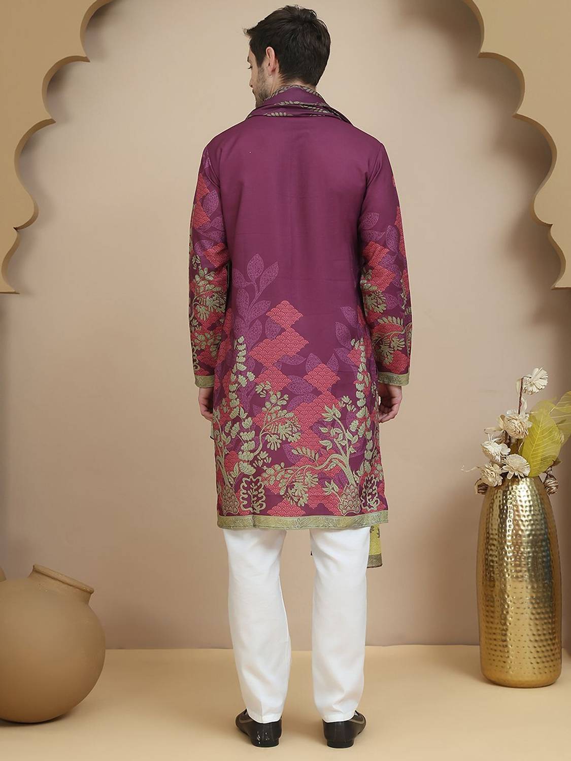 Jompers Men Kurta Pyjama Set - Image 3
