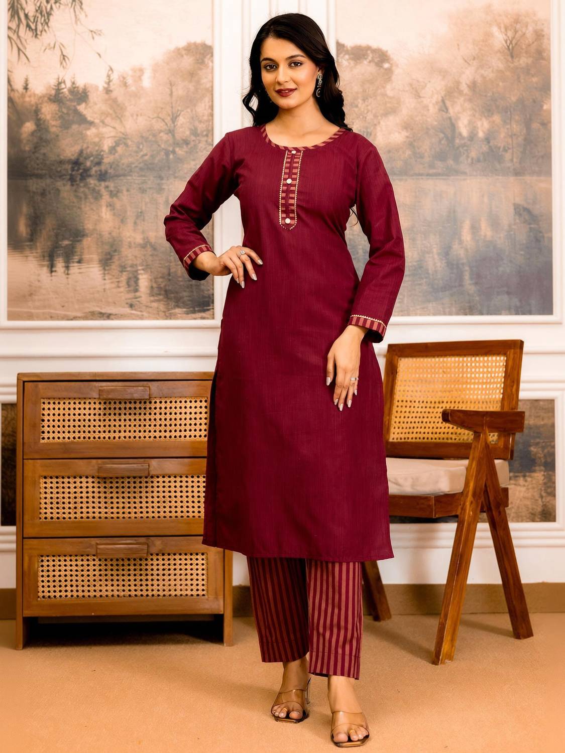 BILANZA Women Kurti Pant Set