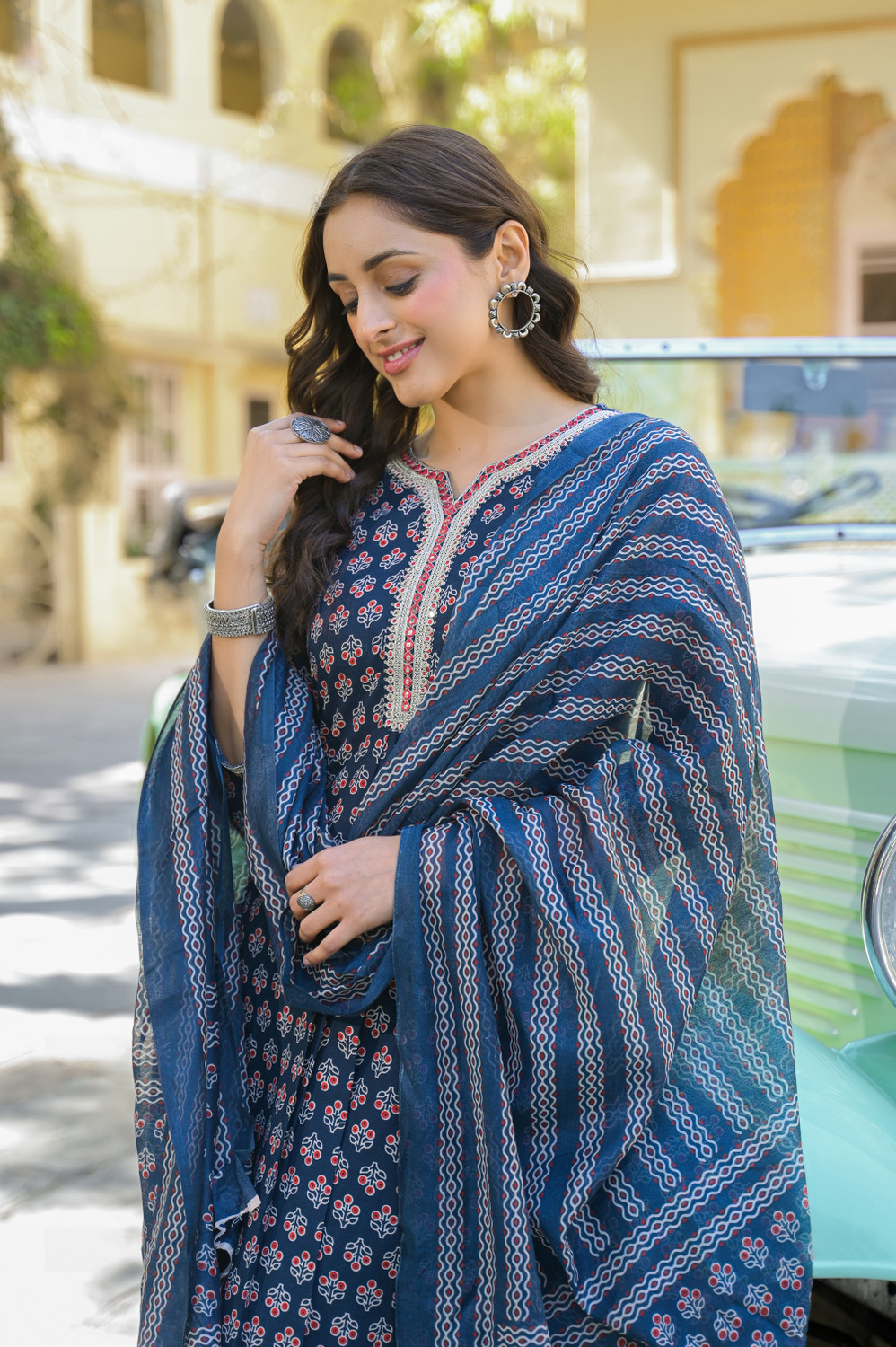 Image of Klosia Women Kurta Pant Dupatta Set