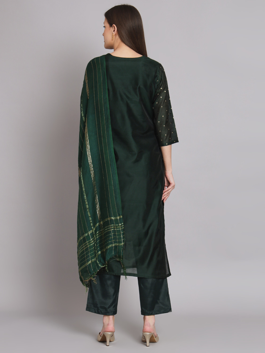 Image of VredeVogel Women Kurta Pant Dupatta Set