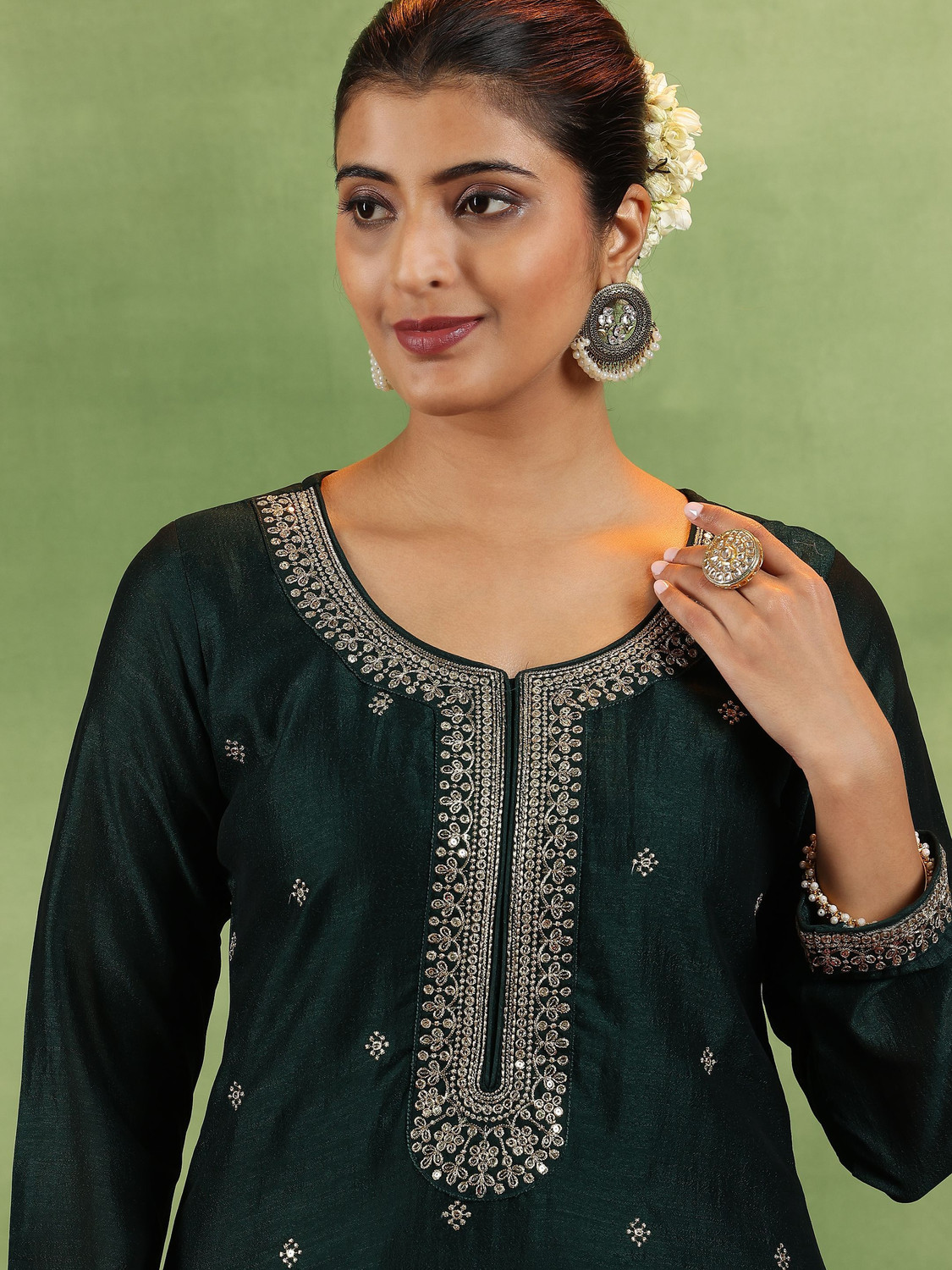 Image of LIBAS Women Kurta Pant Dupatta Set