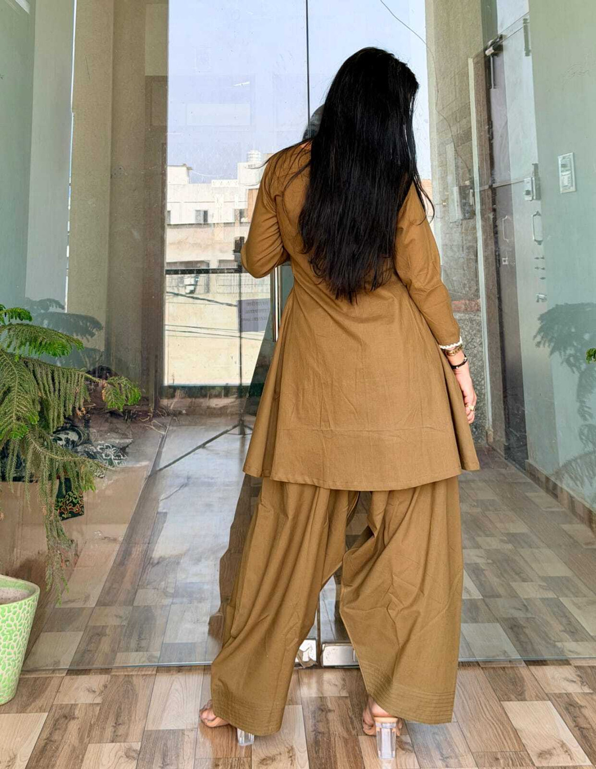 Image of Azlyn Women Kurti Salwar Set