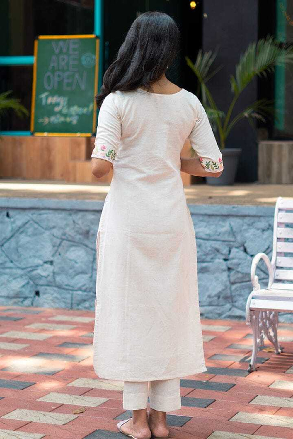 Image of ELEPANTS Women Kurti Pyjama Set