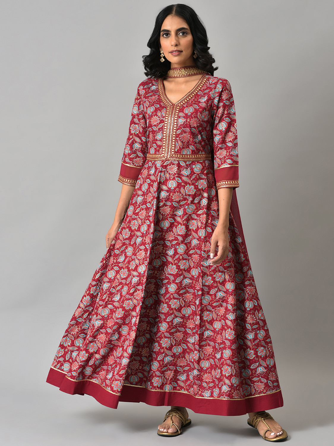 Image of Aurelia Women Kurta Dupatta Set