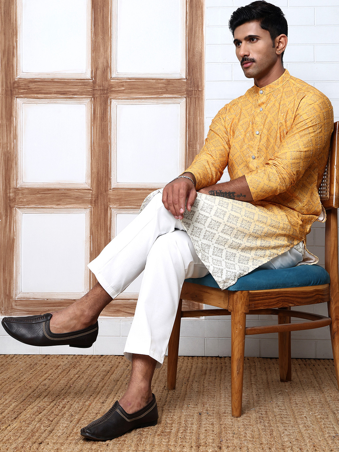 Image of Jompers Men Kurta Pyjama Set