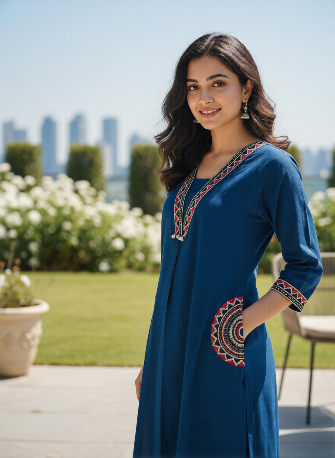 Image of Preeson Women Kurta Palazzo Set
