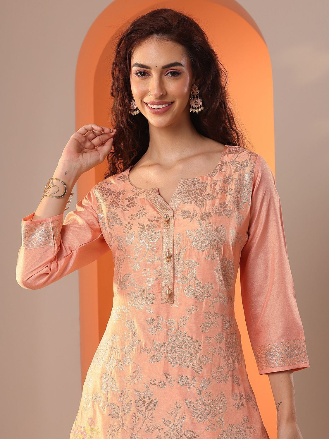 Image of LIBAS Women Kurta Pant Dupatta Set