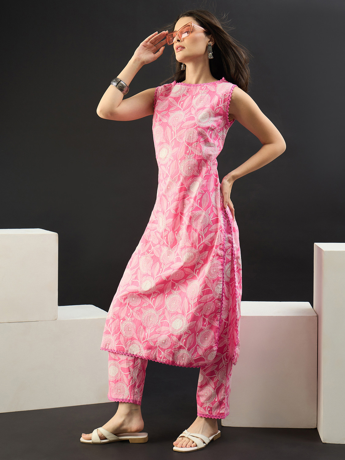 Image of Indo Era Women Kurta Pant Set