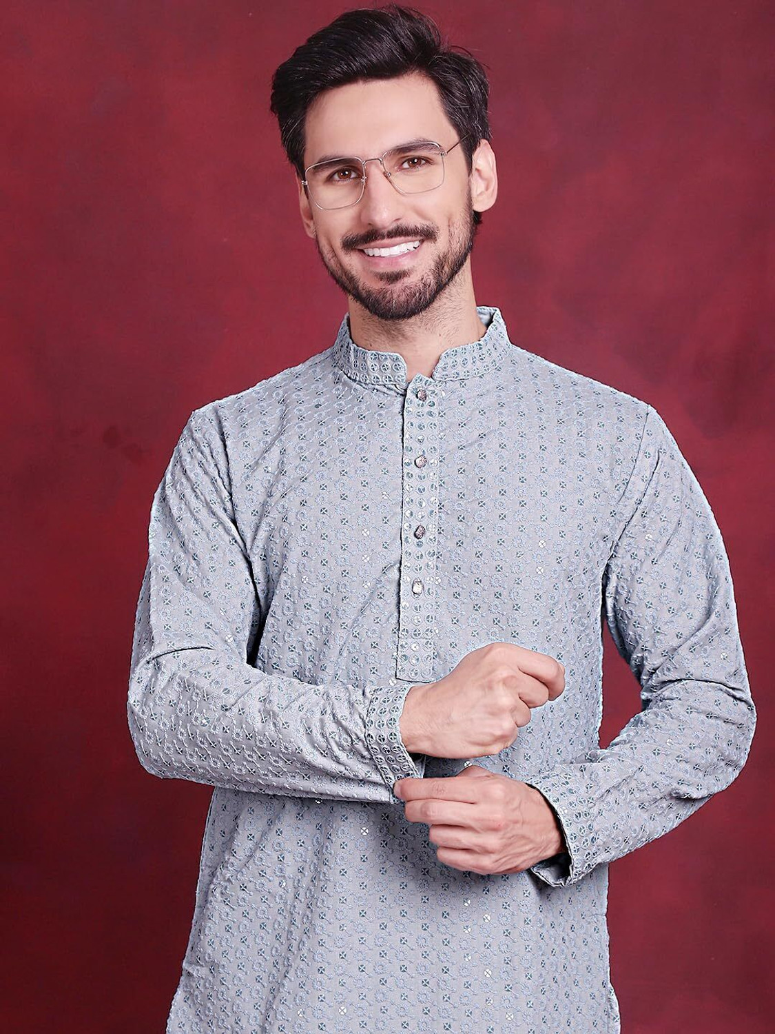 Image of Almora Men Kurta Pyjama Set