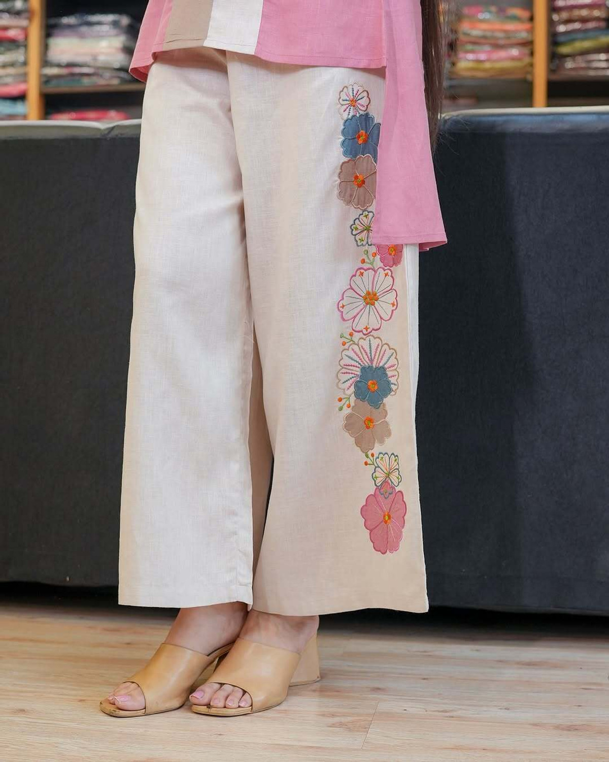 Image of MAHADEV CREATION Women Kurti Palazzo Set