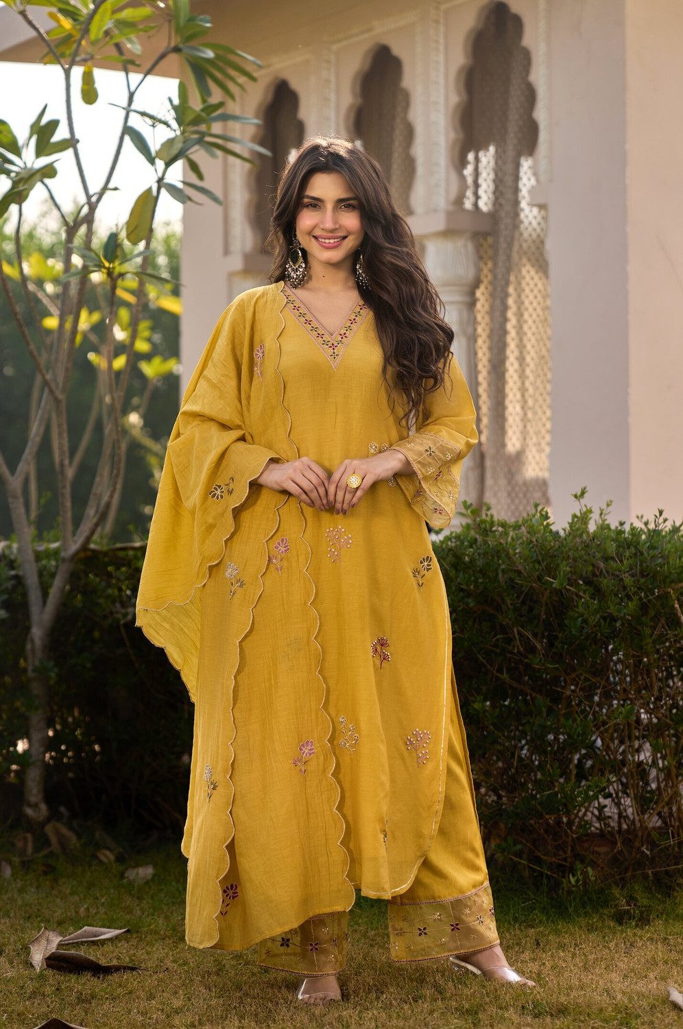 Creeper Women Kurta Pant Dupatta Set