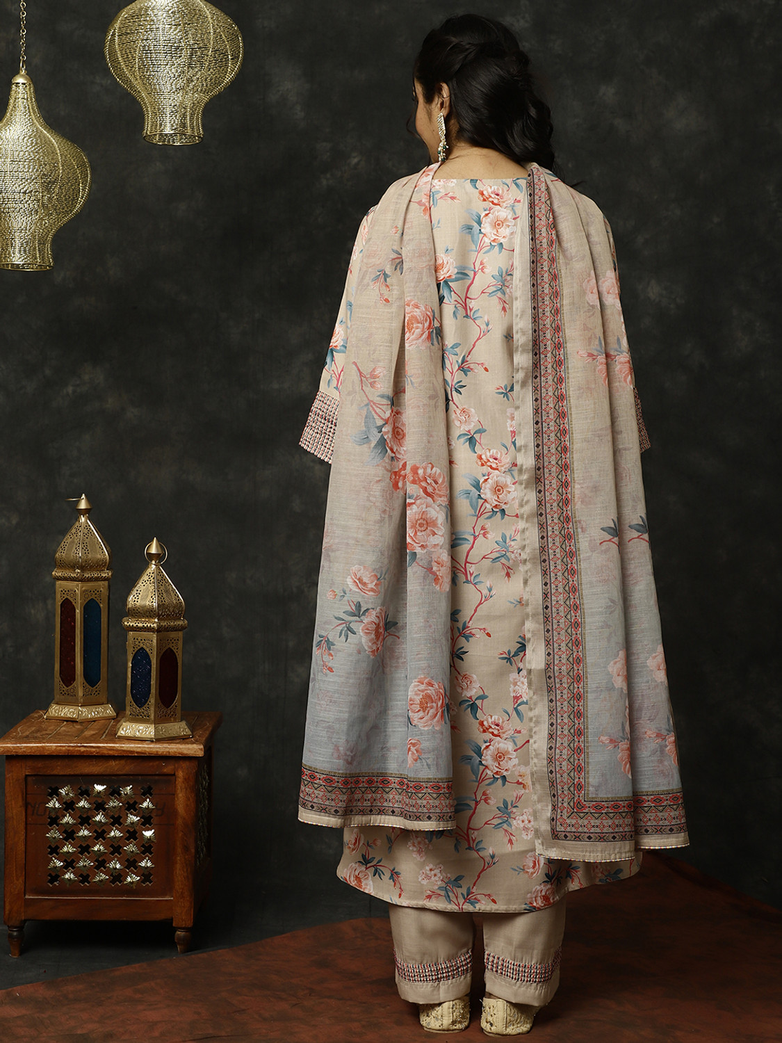 Image of Jaipur Kurti Women Kurta Pant Dupatta Set