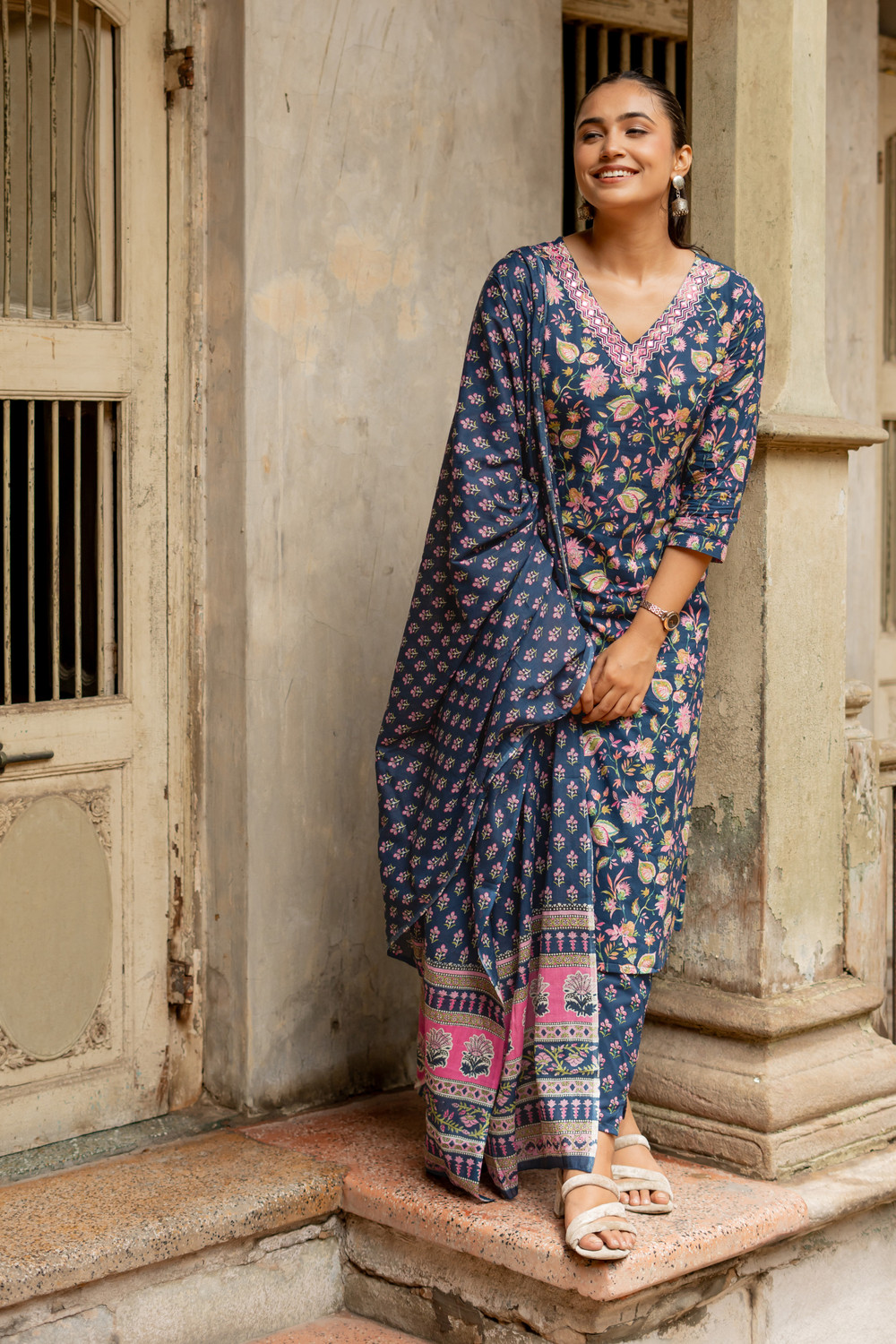 Image of MIRCHI FASHION Women Kurta Pant Dupatta Set