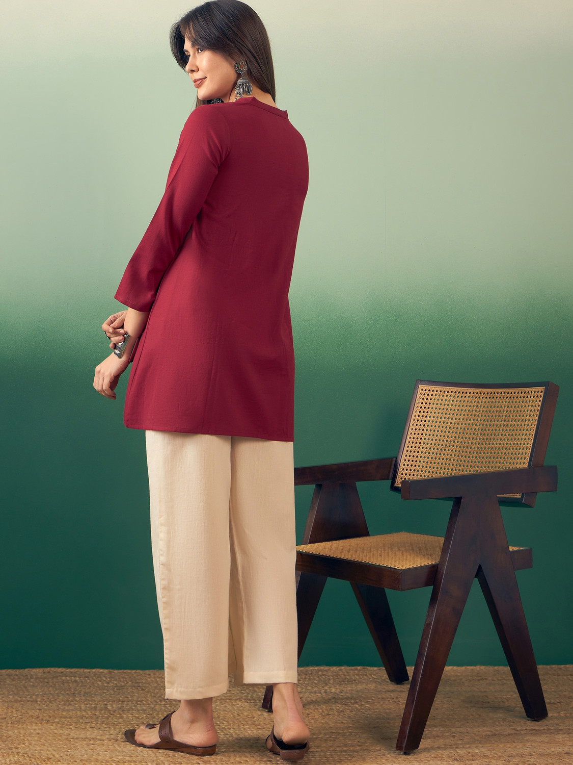 Image of InWeave Women Kurta Pant Set