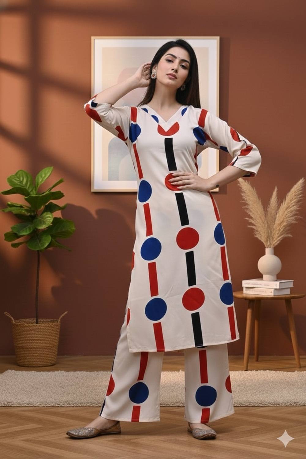 Bhagyesh Fashion Women Kurti Pant Set