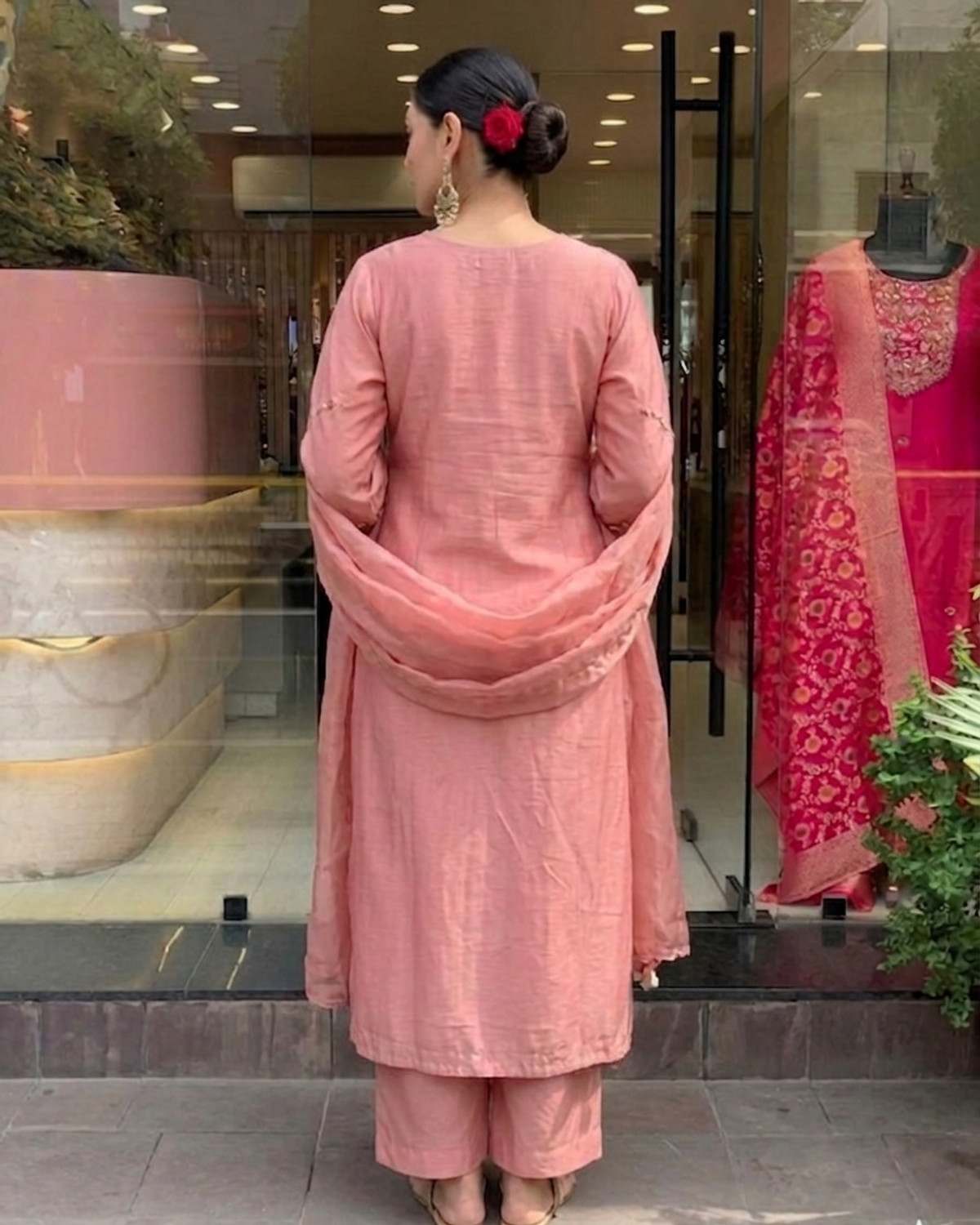 Image of PRASAANCREATION Women Kurta Pant Dupatta Set