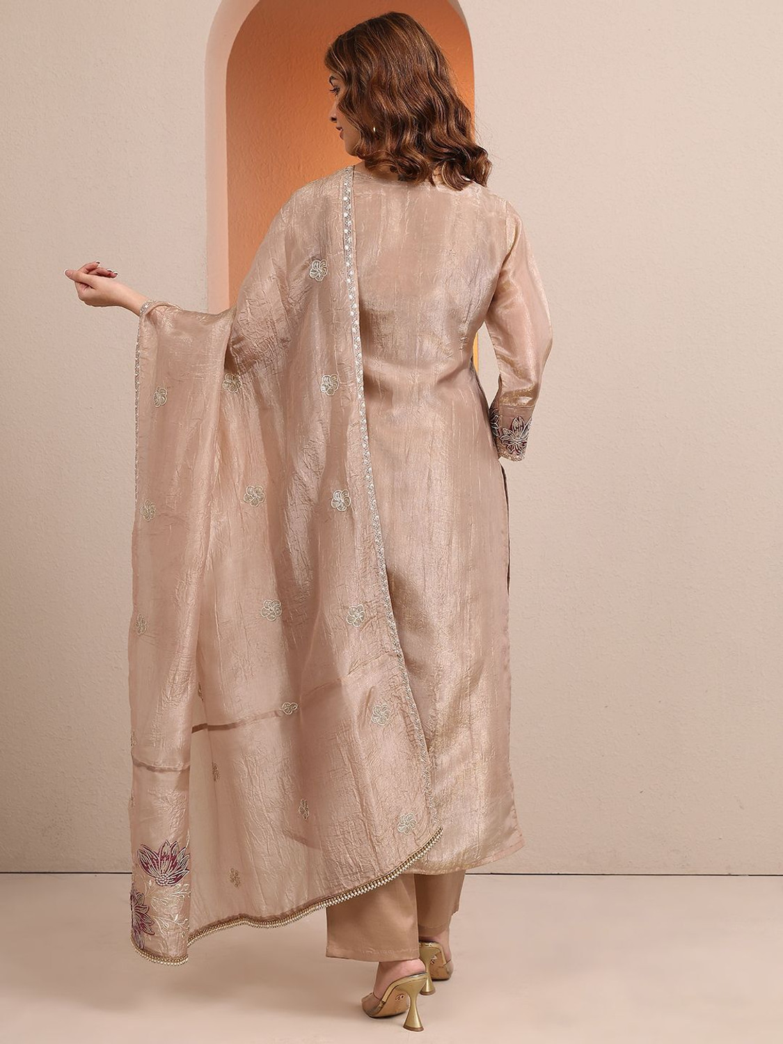 Image of LIBAS Women Kurta Pant Dupatta Set