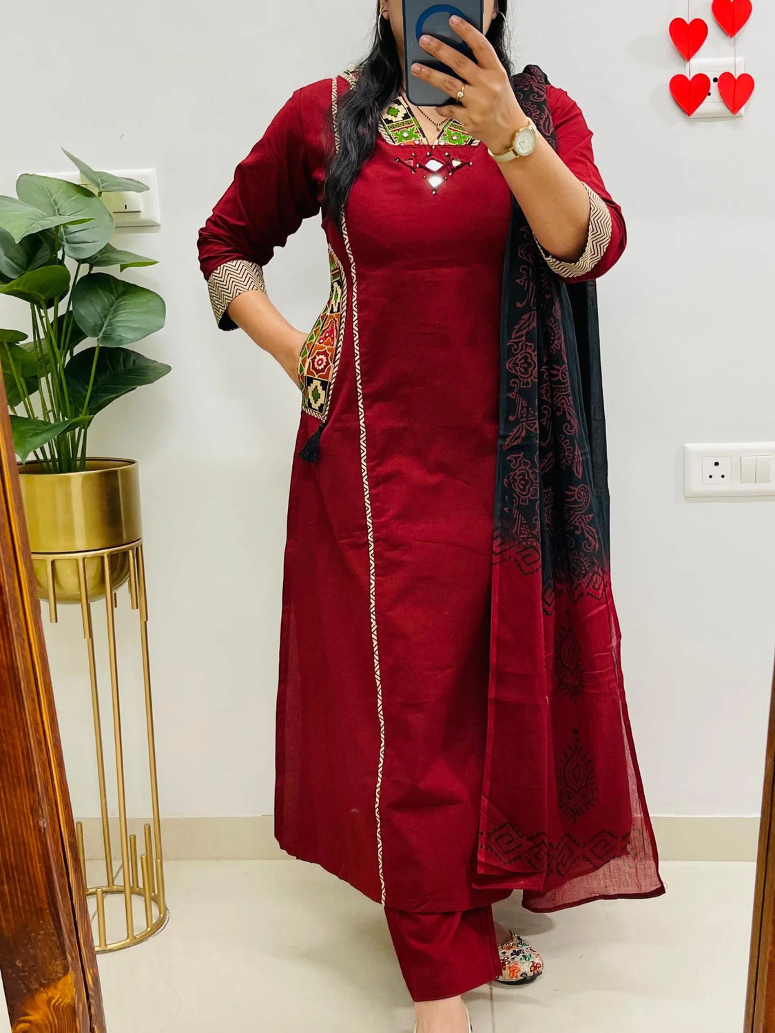 Image of VASTRA RANG Women Kurta Pant Dupatta Set