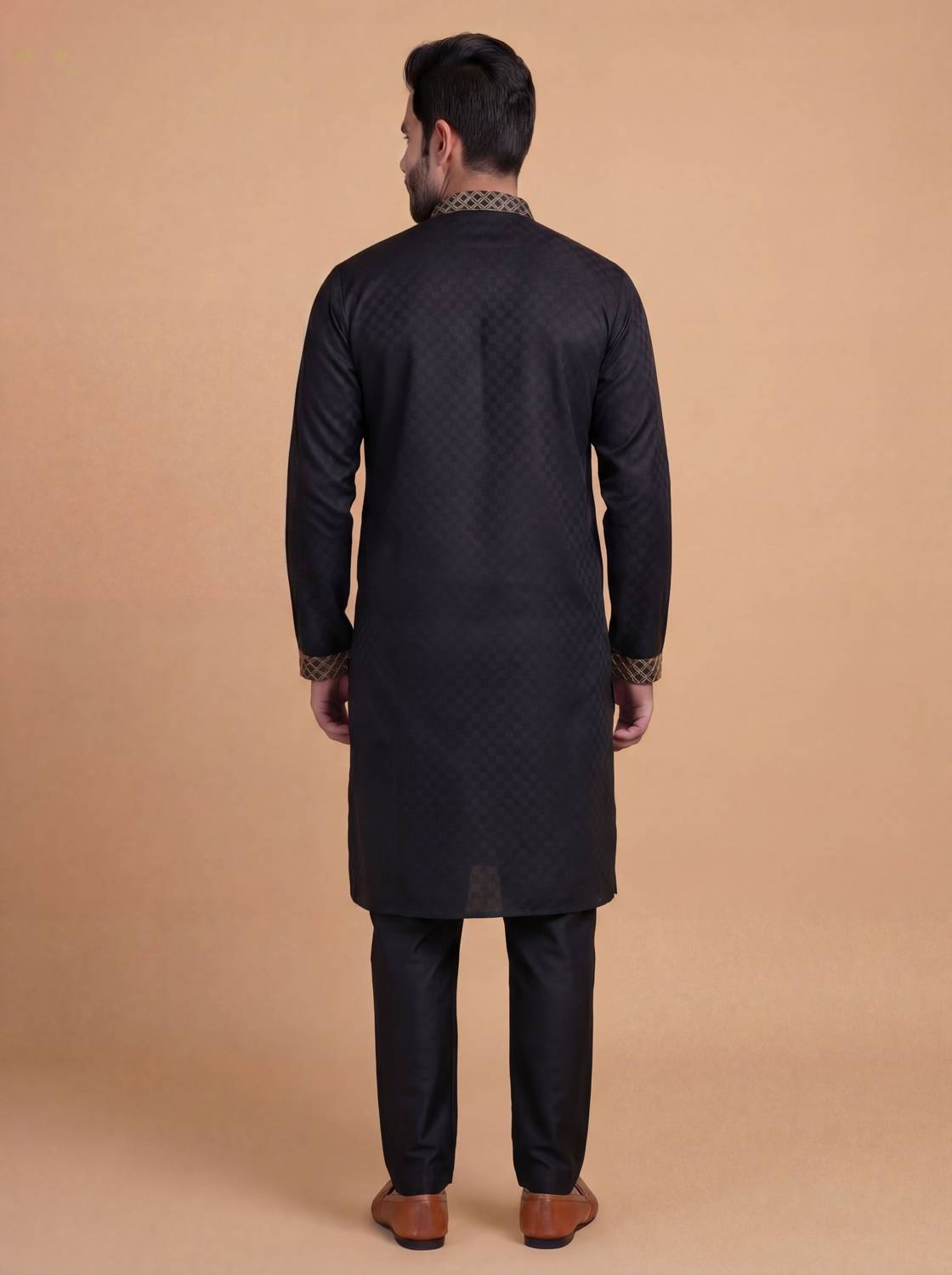 Tibra Men Kurta Pyjama Set - Image 2