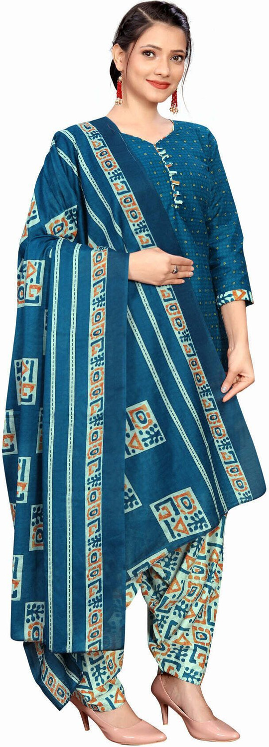 Image of Rajnandini Women Kurta Patiala Dupatta Set