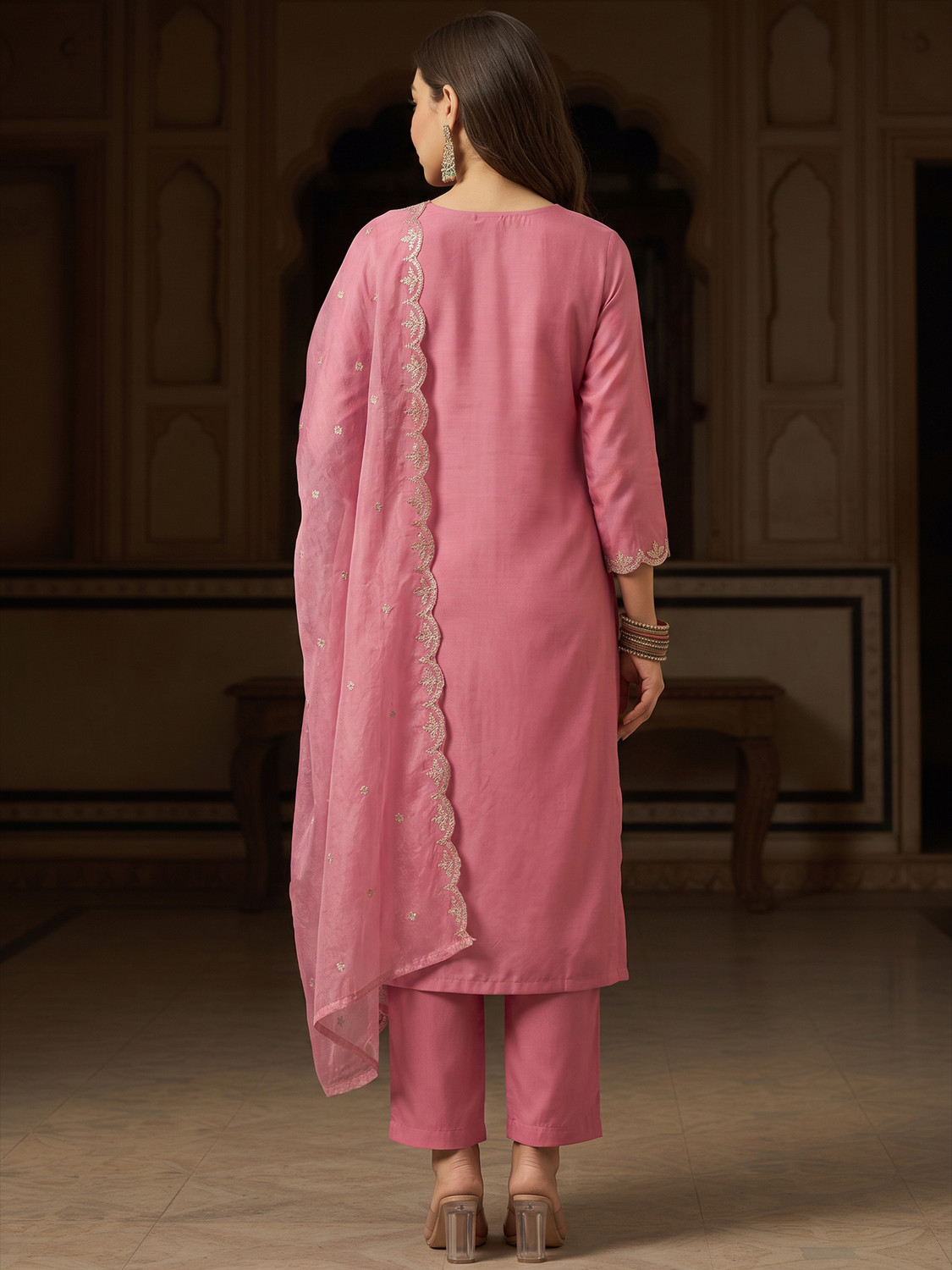 Image of Fabian Fashion Women Kurta Pant Dupatta Set