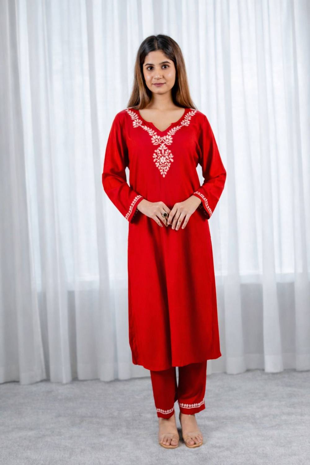 Ajantatextile Women Kurta Pant Set
